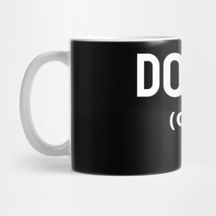 Don't panic Mug